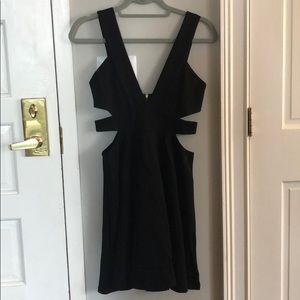 Uptown U.S.A. Black Cutout Dress - Nasty Gal
